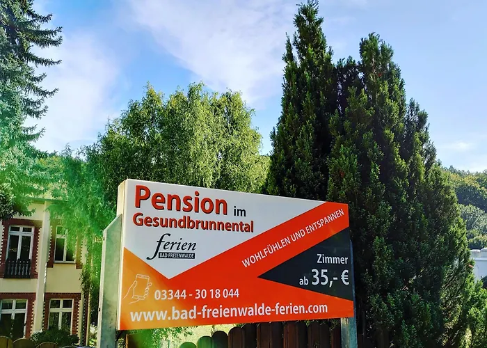 Pensionat Im Gesundbrunnental Bad Freienwalde